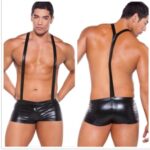 Leather Men’s Boxer With Suspender 6 - Seductive Serenity