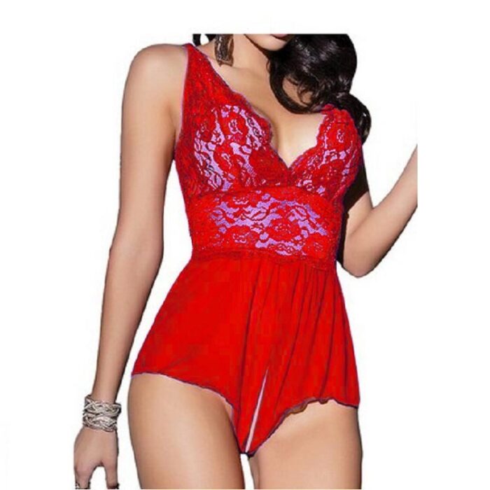 One-piece Lace See-through Lingerie 37 - Seductive Serenity