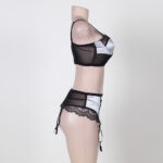 Sexy Lingerie Lace Three-point Garter Set 5 - Seductive Serenity