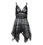 Sexy See-through Slit Lingerie Dress 35 - Seductive Serenity