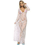 Sexy See-through Nightdress Lace Lingerie 16 - Seductive Serenity