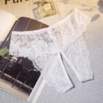 Plus-size Crotchless Lace Panties 16 - Seductive Serenity