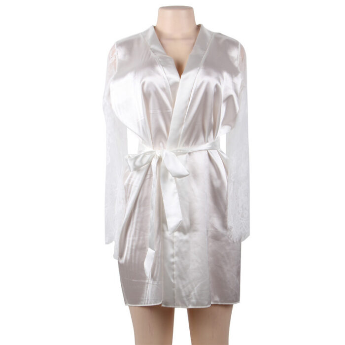 Sexy Flared Sleeve Lingerie Robe 22 - Seductive Serenity