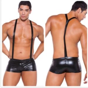Leather Men’s Boxer With Suspender 7 - Seductive Serenity