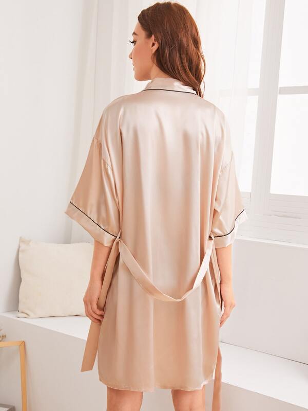Silk Lingerie Night Robe 7 - Seductive Serenity