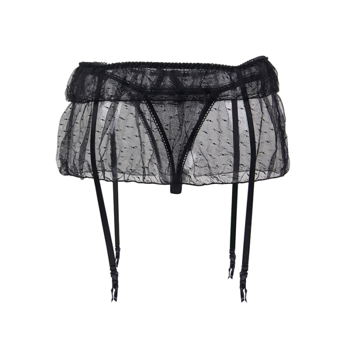 Erotic Lingerie Sexy Panties Garter Set 01 - Seductive Serenity